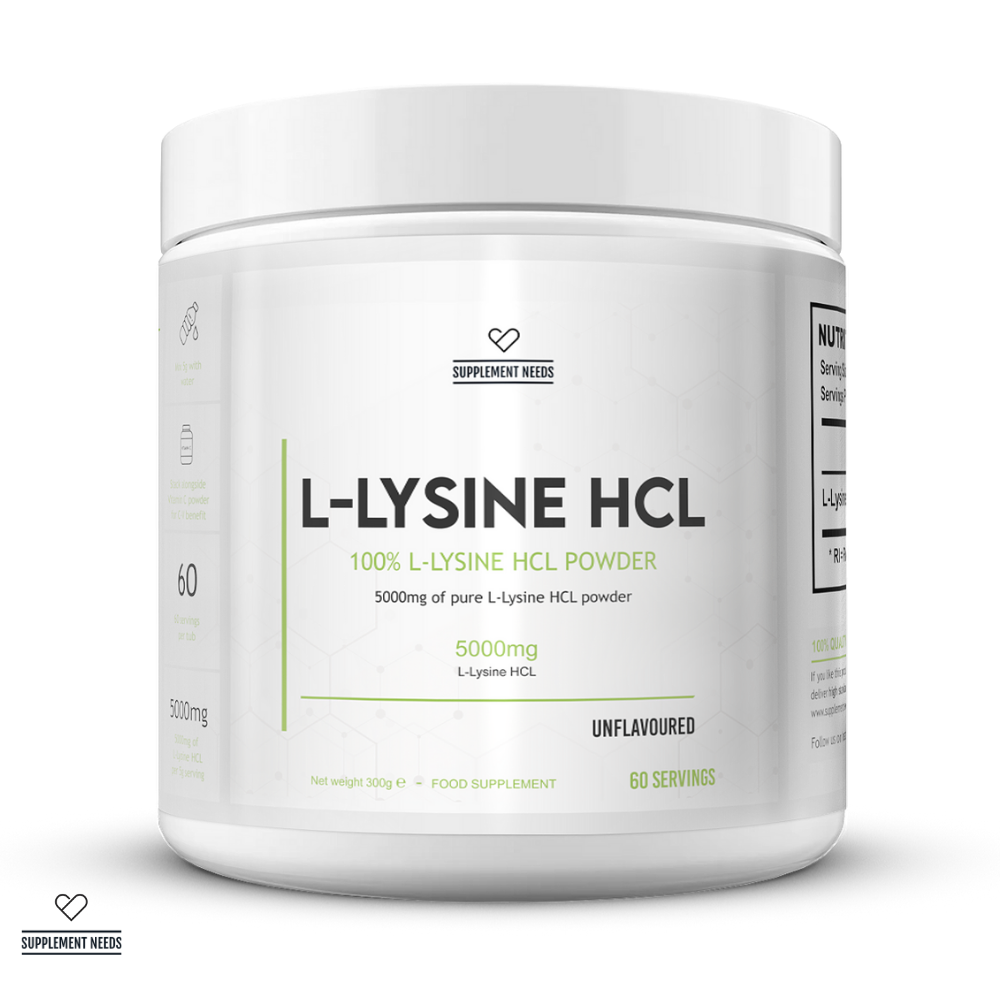 Supplement Needs L-Lysine powder 60 servings Lower LDL Lpa Cholesterol Pauling Therapy Health Range